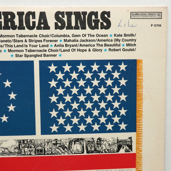 America Sings for Our 200th Birthday Vinyl LP Various Artists P 12706 Bicentenni - Picture 2 of 12